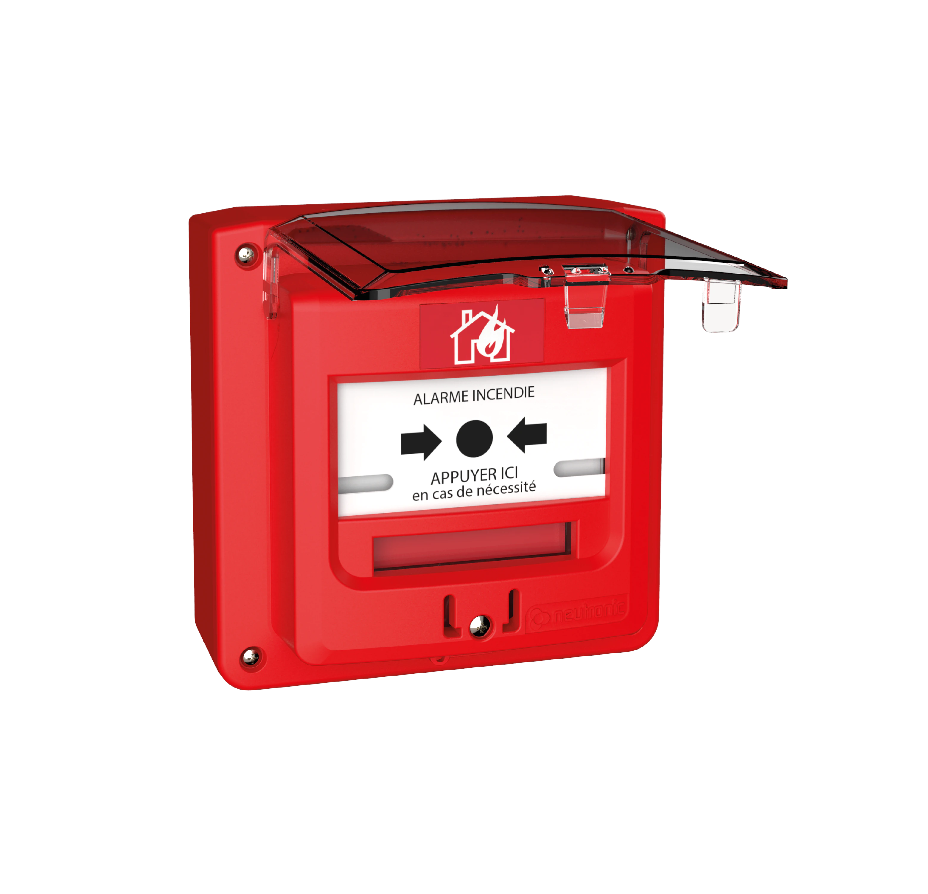 Neutronic Déclencheur manuel à piles radio étanche avec capot 5713R1